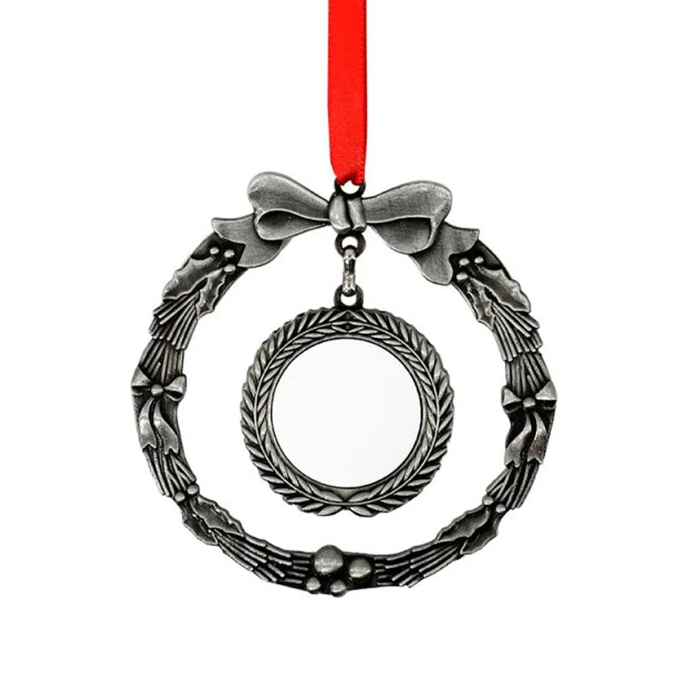 decorazioni natalizie vintage in metallo (2 lati) decorazioni natalizie vintage in metallo (2 lati)